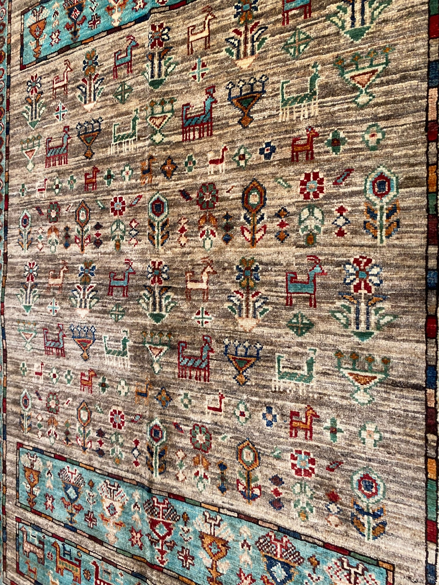 Handmade Turkish Carpet 4x6 (125x180cm) - Authentic Anatolian Rug Cappadocia Rug Collection