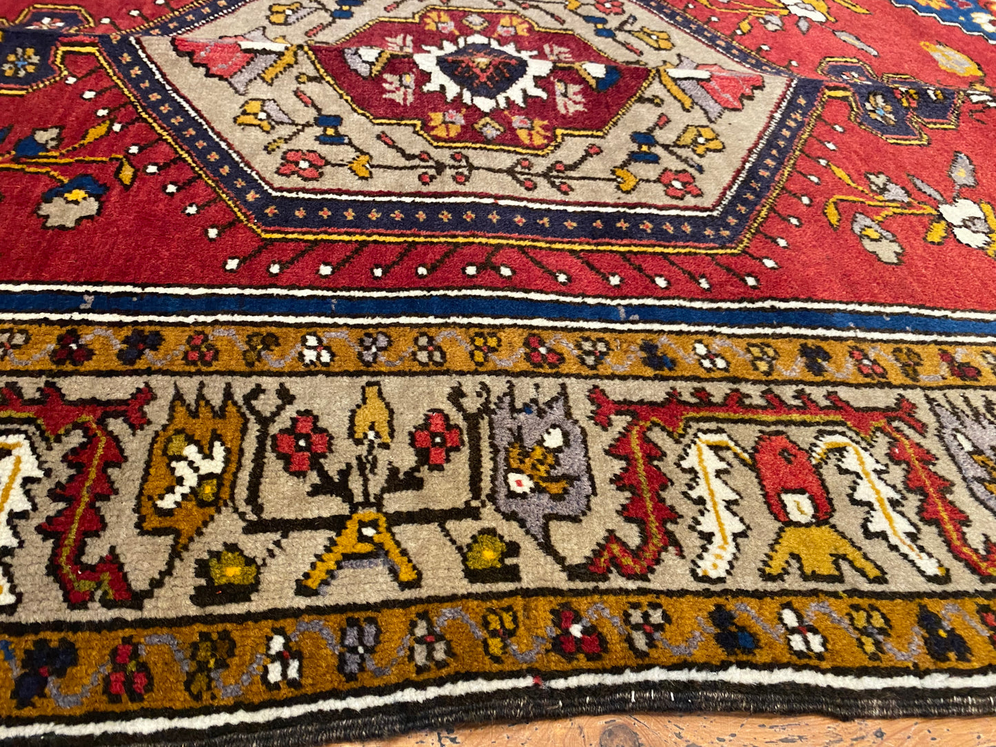 Authentic Yahyali Rug – Handwoven Rug, 100% Wool, Cappadocia Collection 4x7ft