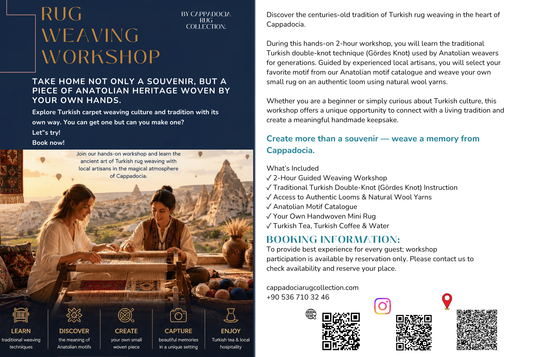 Rug Weaving Workshop in Cappadocia: Design & Weave Your Own Rug!