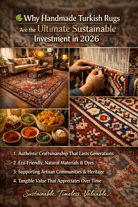 Why Handmade Turkish Rugs Are the Ultimate Sustainable Investment in 2026