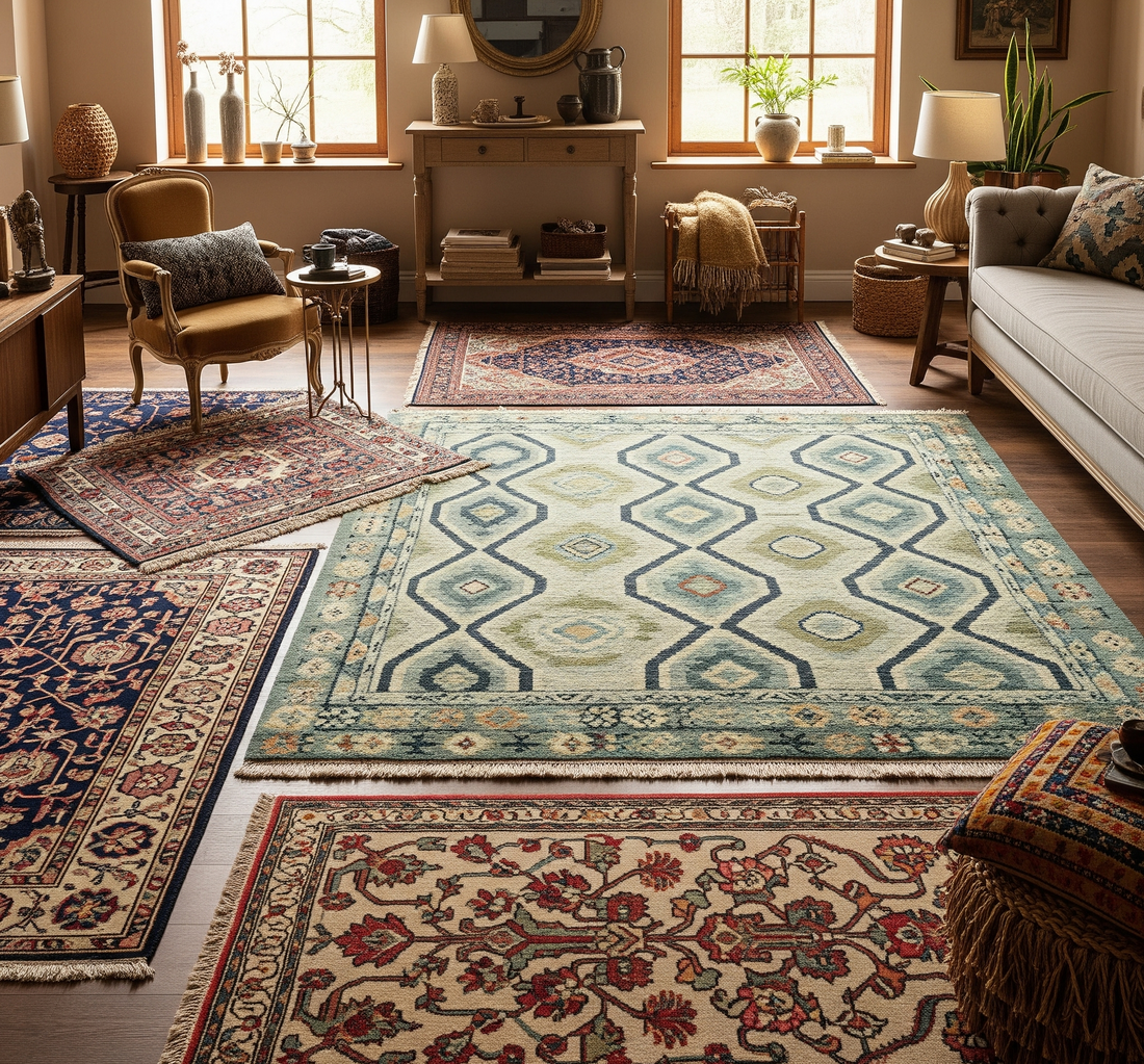 The Art of Decorating with Hand-Woven Rugs: Styles, Layering, and Focal Points