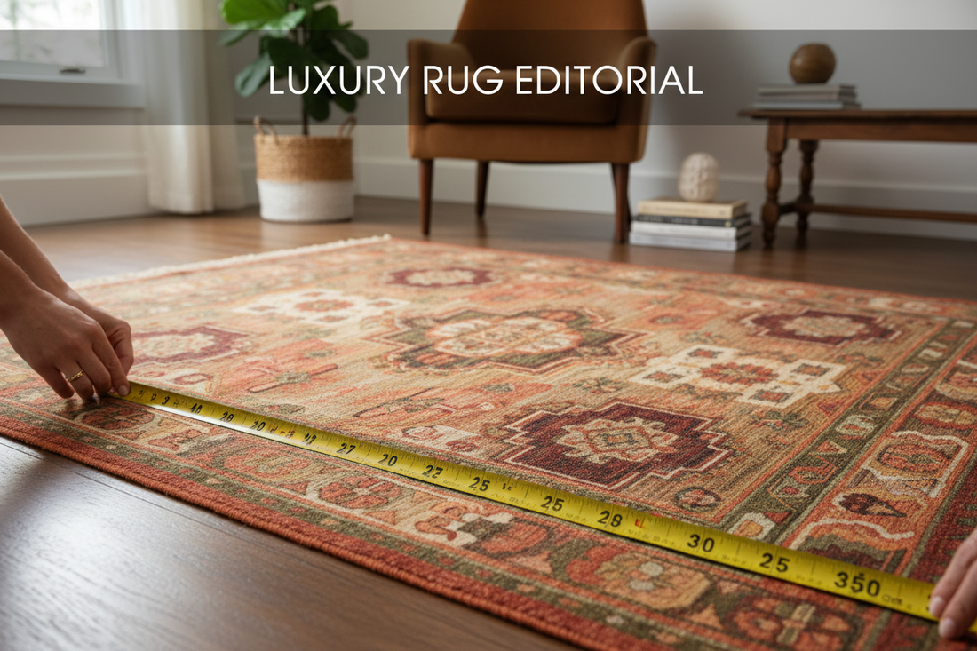 Guide to measuring and buying the perfect rug size for your home