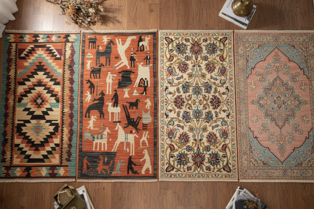 Choosing Between Kilim, Gabbeh, Hereke & Oushak: A Buyer's Essential Comparison