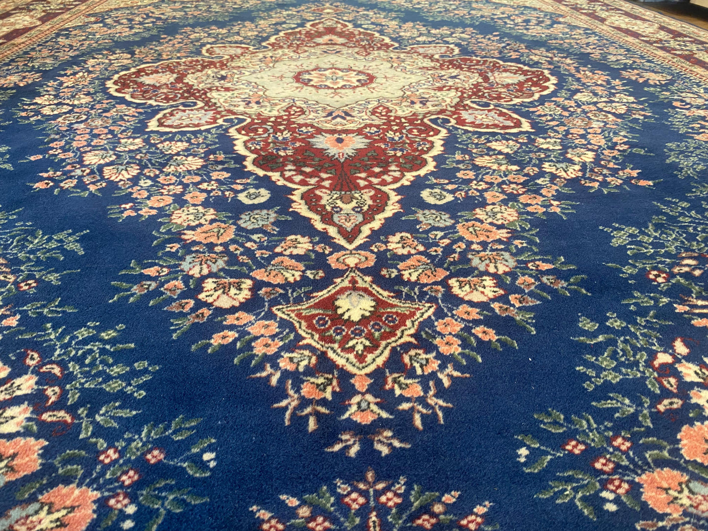Medallion Saloon Area Rug 6x12 ft - Handwoven Turkish Kilim Runner
