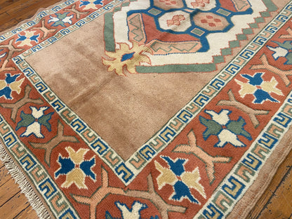 Natural Cappadocia Traditional Handwoven Rug 4x6ft