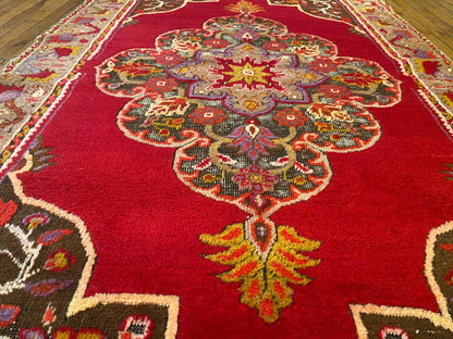 Anatolian Red Turkish Rug Cappadocia Rug Collection