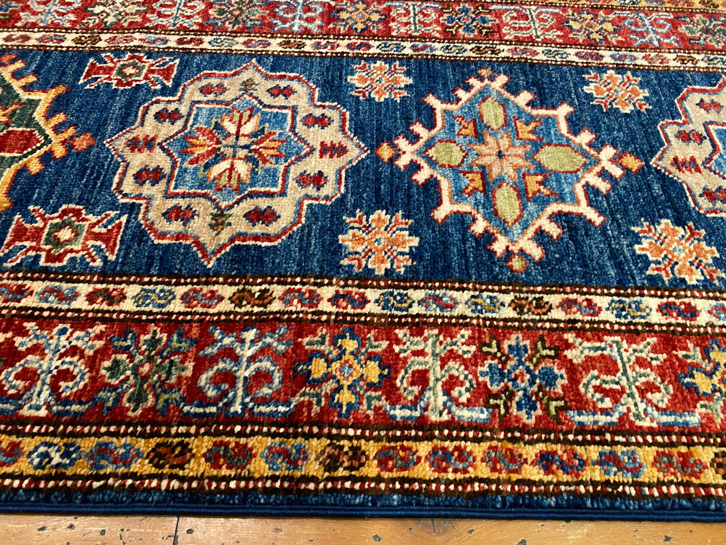 Blue Hallway Handmade Rug 2”x6’5” ADN Cappadocia Rug Collection