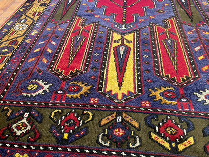 Traditional Handmade Turkish Cappadocia Prayer Rug 4x7ft