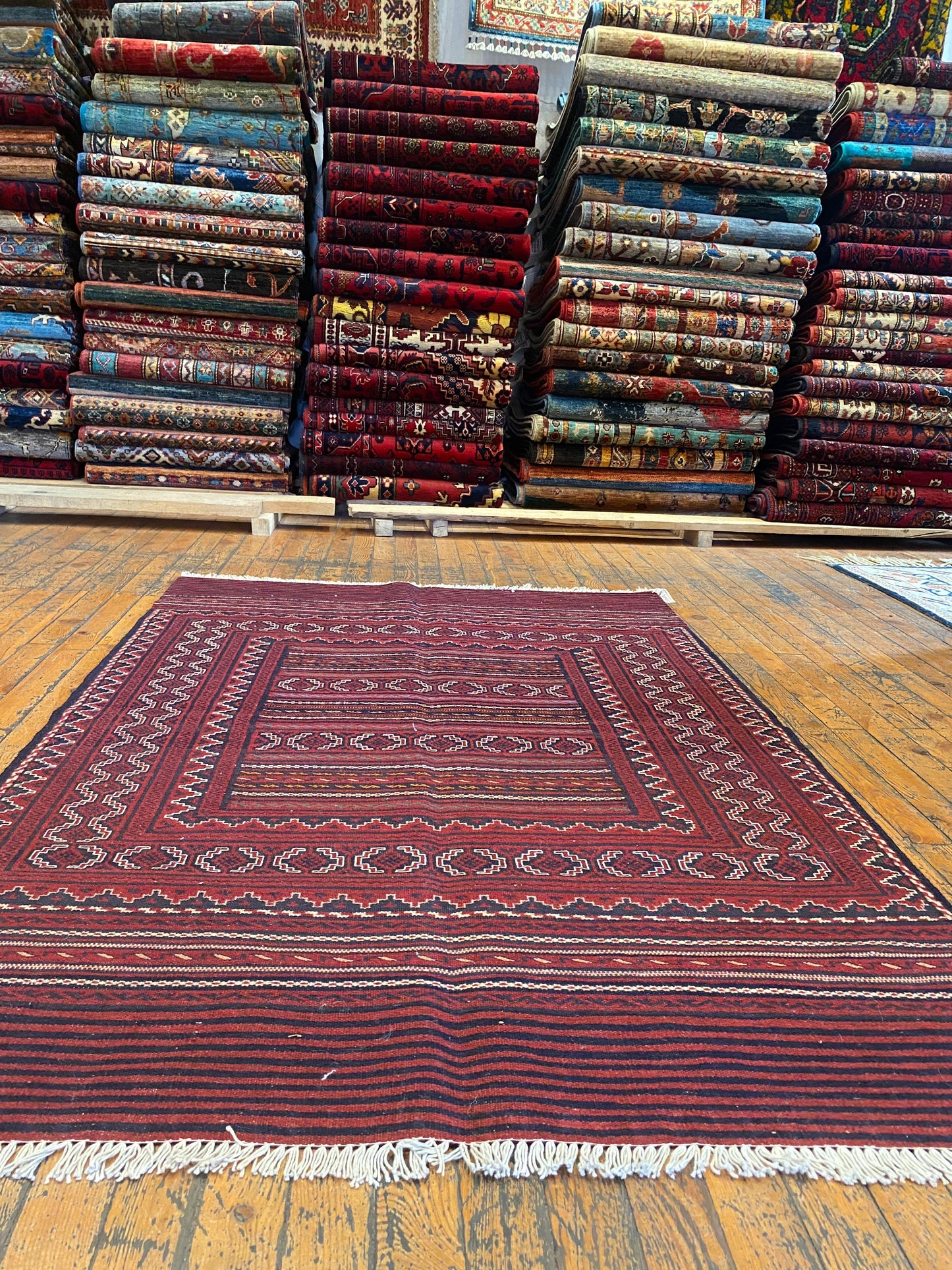 Turkoman Handmade Kilim Rug Cappadocia Rug Collection