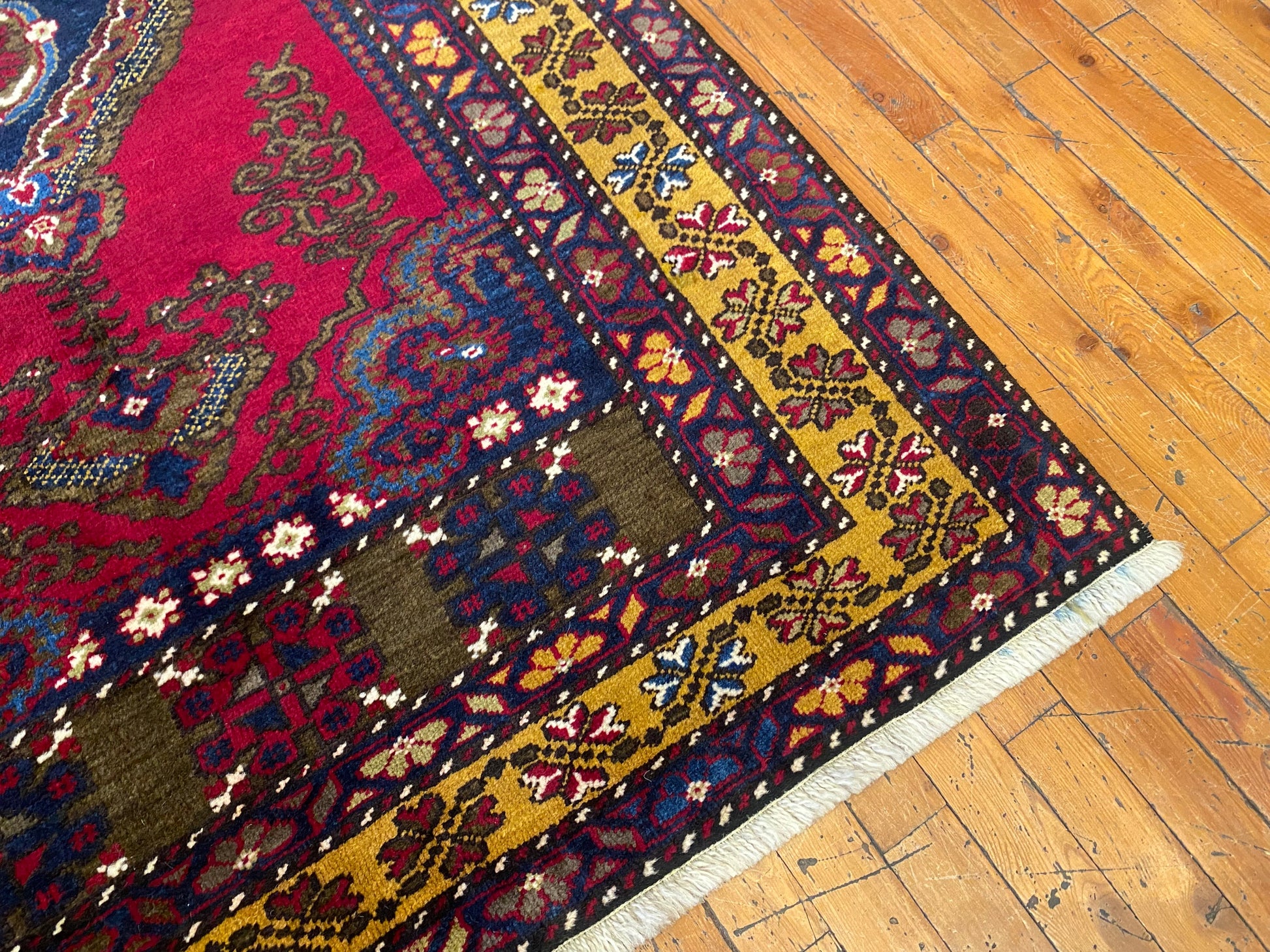 Cappadocia Yahyali Anatolian Turkish Rug 4x6 ft - Handwoven Vintage Wool Carpet Cappadocia Rug Collection