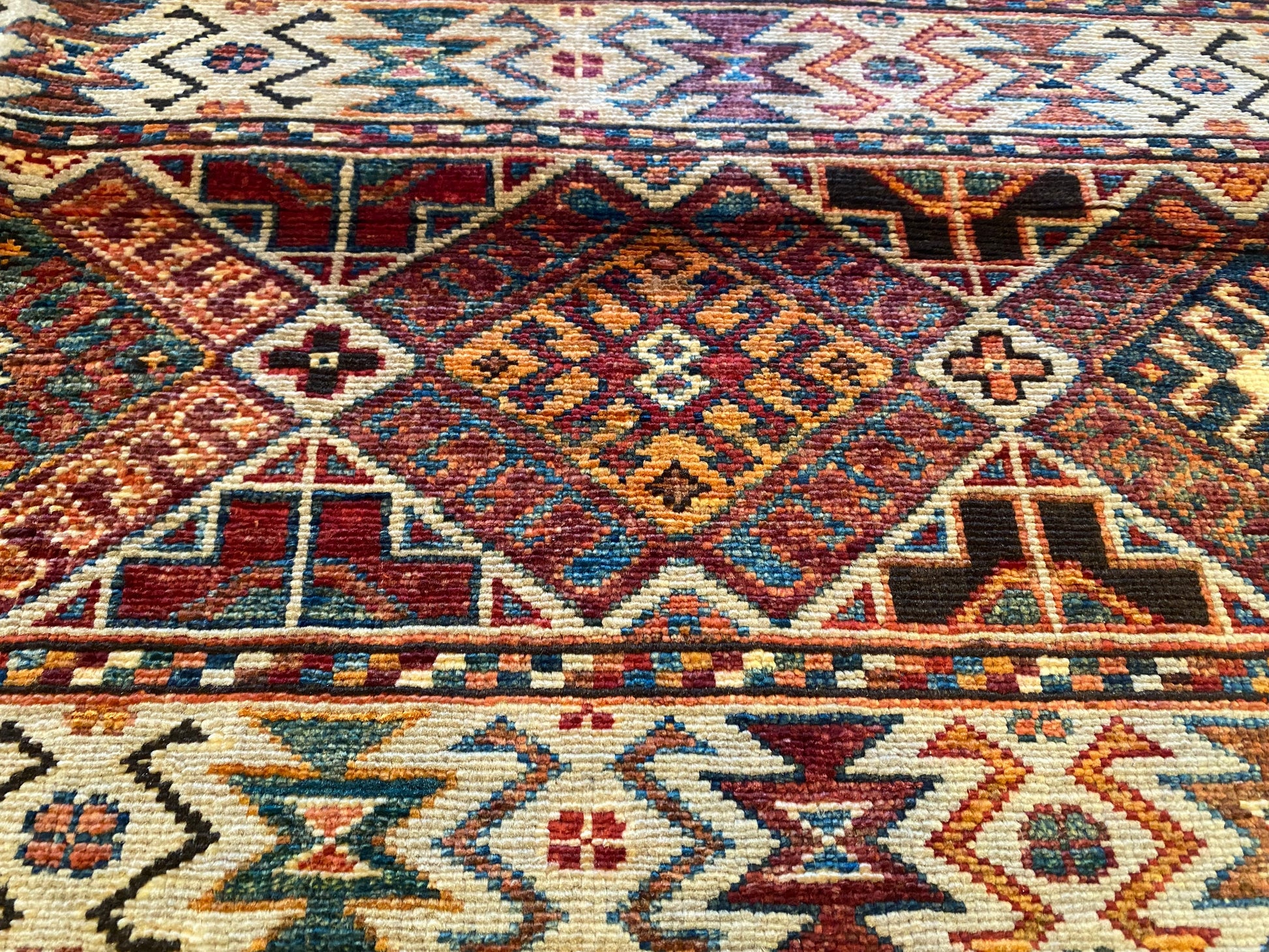 Stripe Pattern Luxury Carpet 4x6 ft | Premium Hand-Woven Area Rug Cappadocia Rug Collection