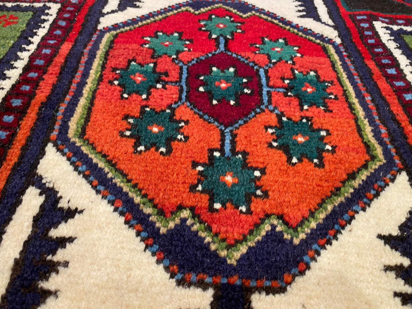 Cappadocia Antique Area Rug 4x8 ft - Handmade Turkish Vintage Rug