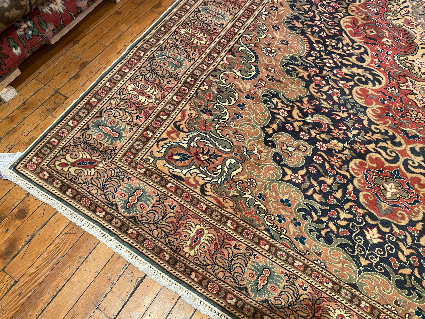 Cappadocia Handmade Turkish Area Rug 7x10 ft - Authentic Vintage Wool Carpet