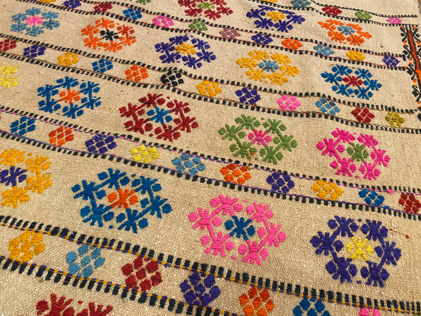 Turkish Handmade Cicim 3”x4” Cappadocia Rug Collection