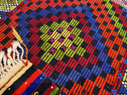 Small Anatolian Turkish Cicim kilim 2”x4” Cappadocia Rug Collection