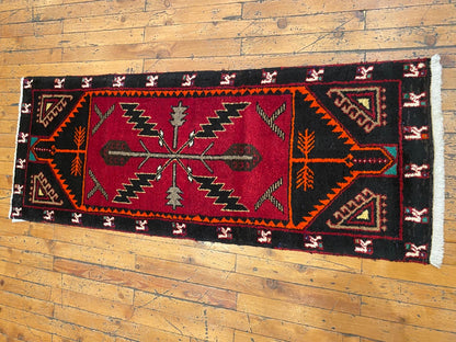 Anatolian Rug 2x5 ft - Handmade Turkish Runner | Vintage Wool Carpet