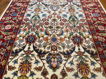 Hereke Silk Runner Rug 2x6 ft - Turkish Hallway Carpet ADN Cappadocia Rug Collection