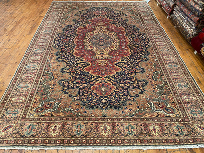 Cappadocia Handmade Turkish Area Rug 7x10 ft - Authentic Vintage Wool Carpet