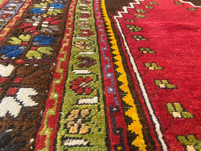 Anatolian Natural Dye Perfect Condition Area Antique Rug Cappadocia Rug Collection