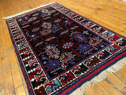 Small Bergama Handmade Carpet Cappadocia Rug Collection