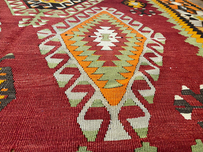 Antique Nomad Area Handmade Kilim Rug Cappadocia Rug Collection