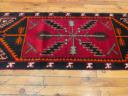 Anatolian Rug 2x5 ft - Handmade Turkish Runner | Vintage Wool Carpet