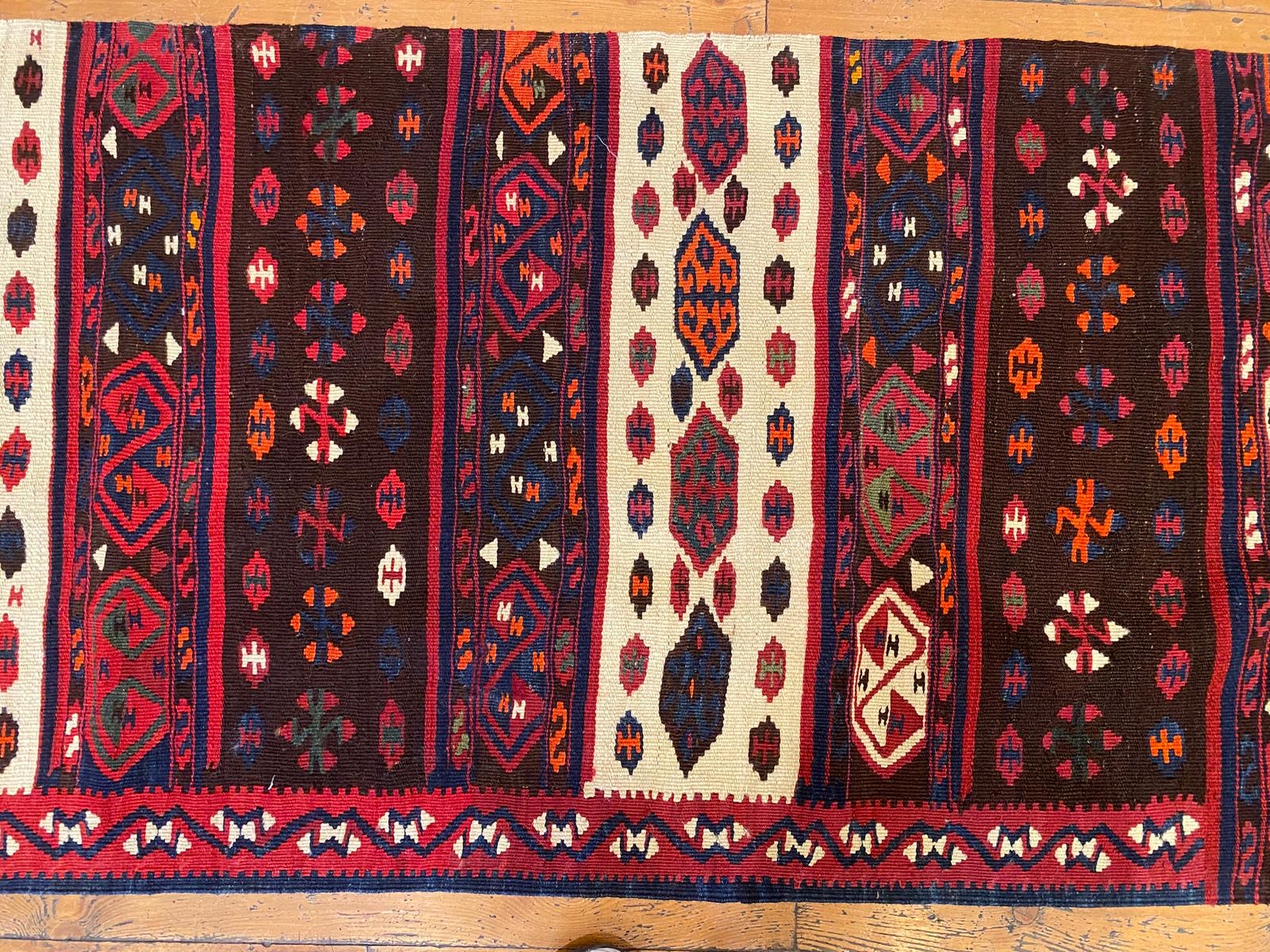 Anatolian Kilim Runner Rug Cappadocia Rug Collection