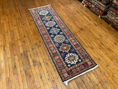 Blue Hallway Handmade Rug 2”x6’5” ADN Cappadocia Rug Collection