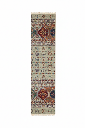 2x8ft Natural Dye Handmade Runner Rug (60x240cm) - Turkish Hallway Carpet