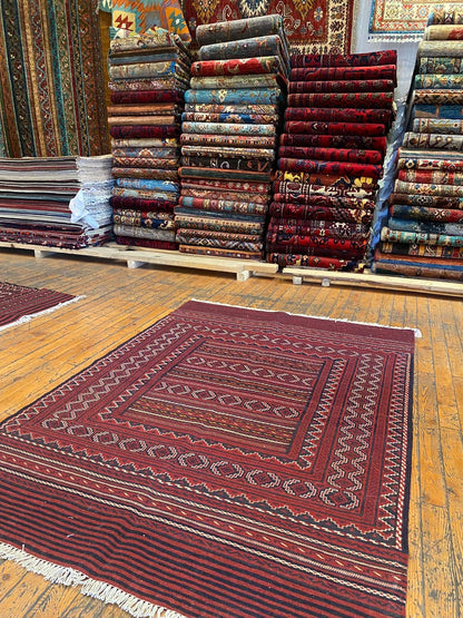 Turkoman Handmade Kilim Rug Cappadocia Rug Collection