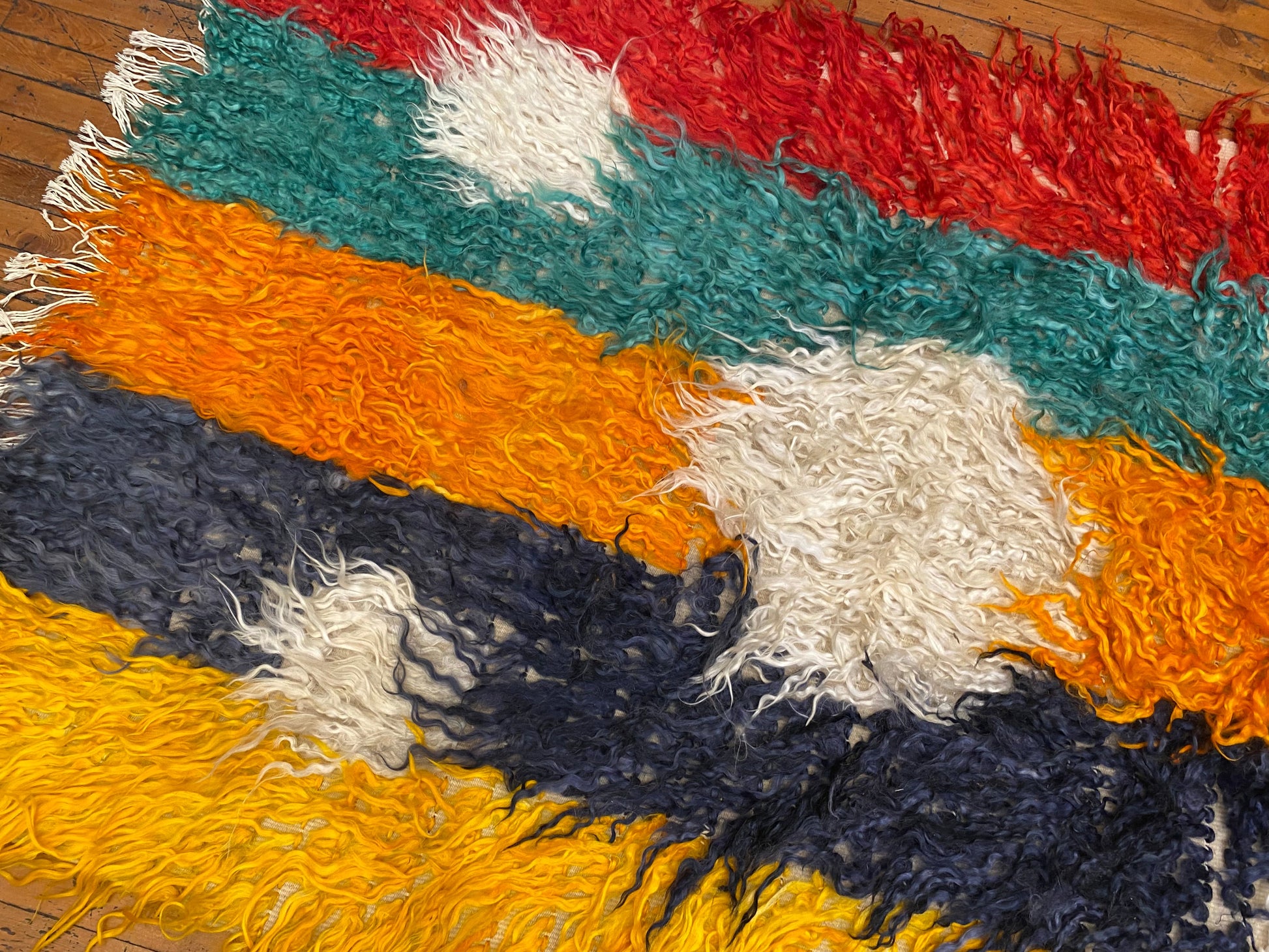 Tulu Kilim Rug 4"x6" - Handwoven Turkish Wool Carpet Cappadocia Rug Collection