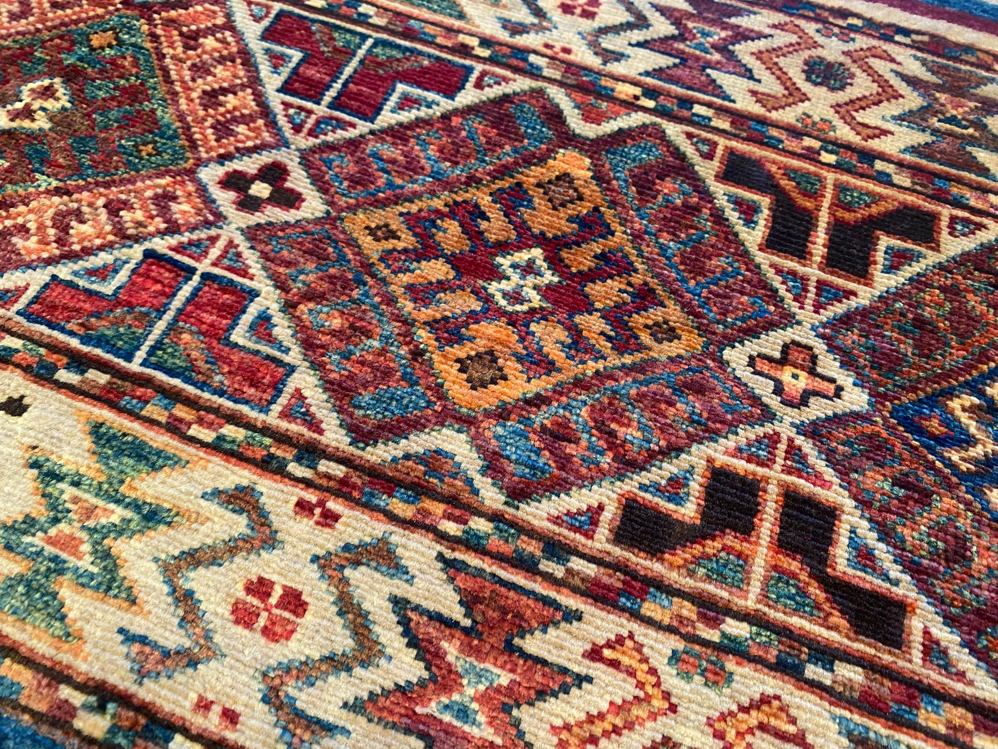 Stripe Pattern Luxury Carpet 4x6 ft | Premium Hand-Woven Area Rug Cappadocia Rug Collection