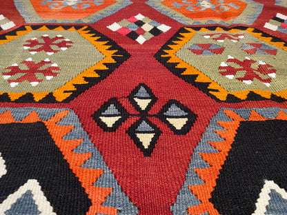 Anatolian Large Kilim Rug Cappadocia Rug Collection