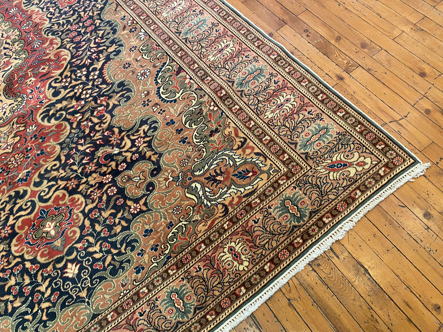 Cappadocia Handmade Turkish Area Rug 7x10 ft - Authentic Vintage Wool Carpet