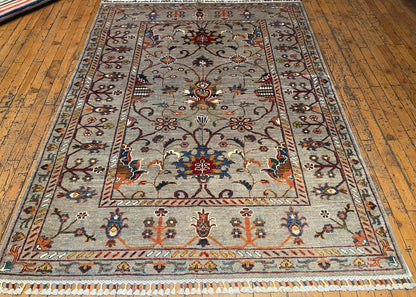 Floral handmade rug