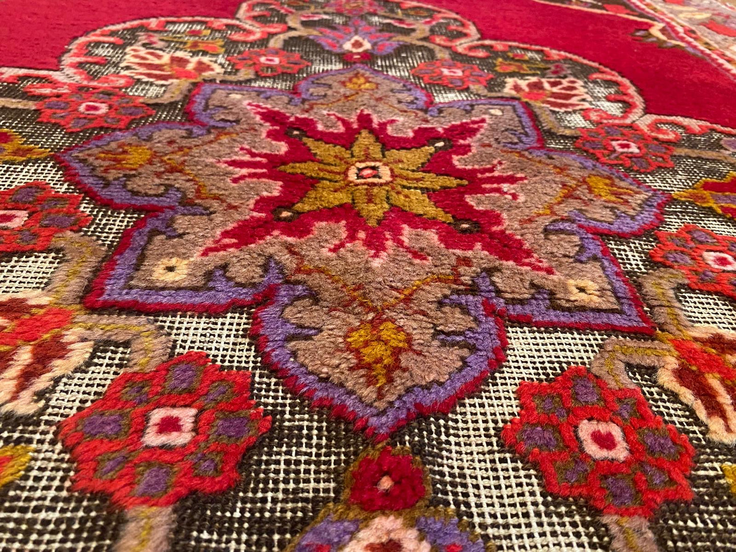 Anatolian Red Turkish Rug Cappadocia Rug Collection