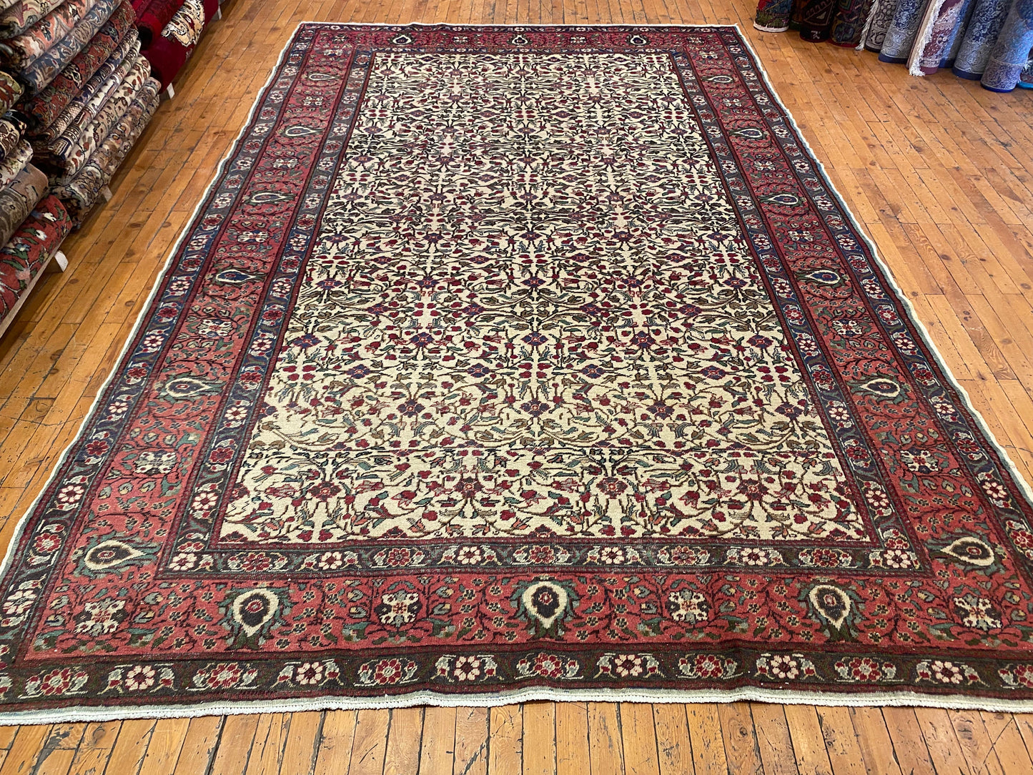 Handwoven Turkish Area Rug 6'5"x9'8" - Premium Vintage Carpet 200x300cm
