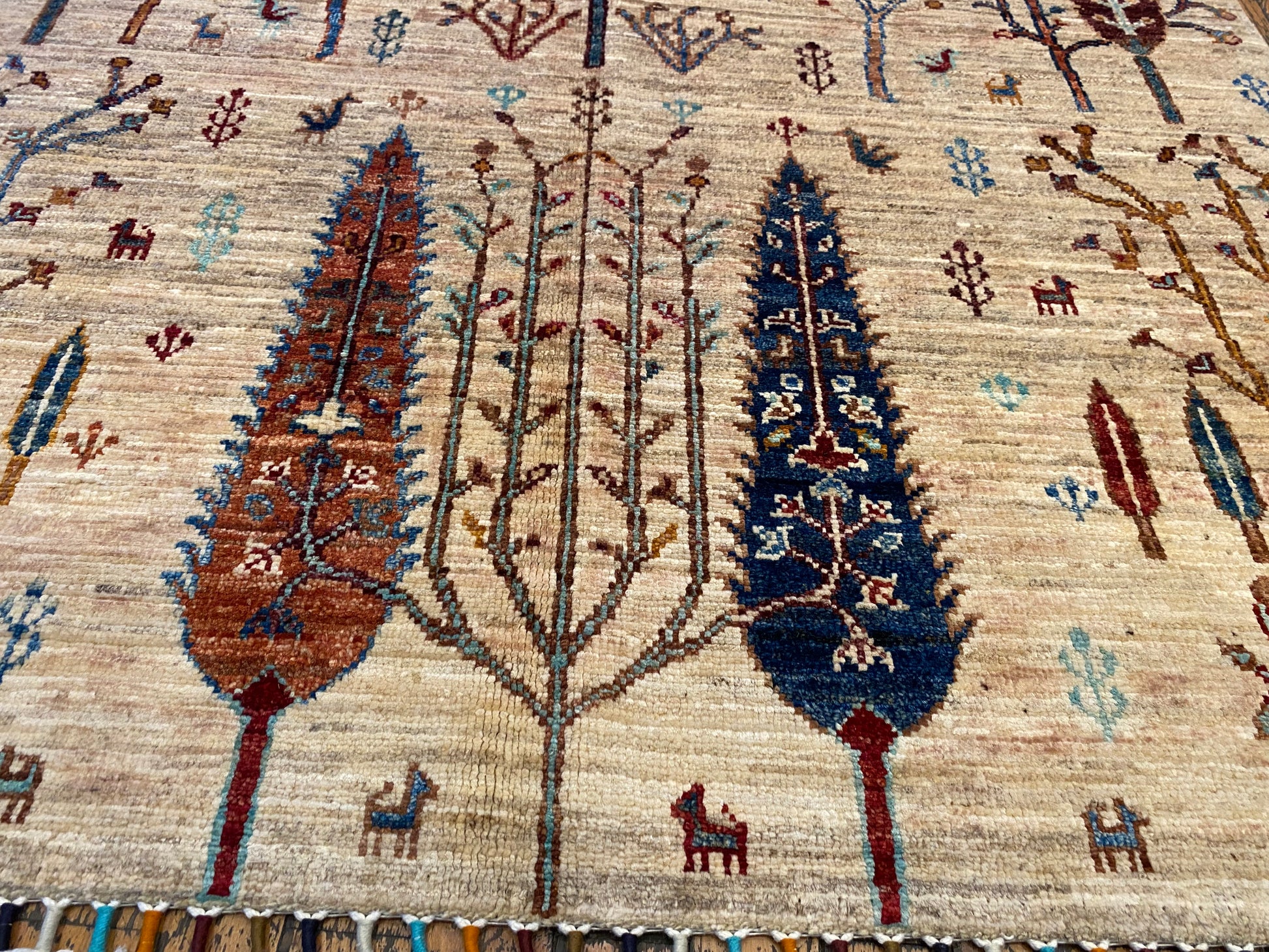 Tree of Life Handmade Rug 3x5ft Cappadocia Rug Collection