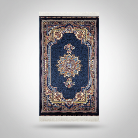 3x5ft Silk Rug - beyaz arka plan