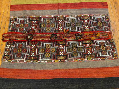 Vintage Turkish Kilim Rug 4"x5" - Handwoven Wool Carpet Cappadocia Rug Collection