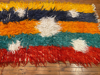 Tulu Kilim Rug 4"x6" - Handwoven Turkish Wool Carpet Cappadocia Rug Collection
