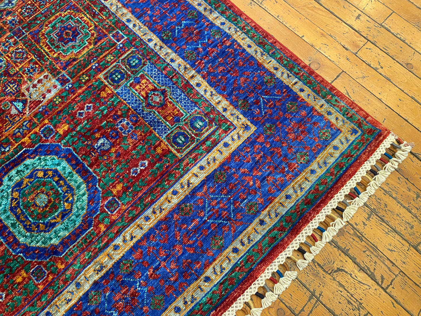 Luxury Design Mamluk Rug 4x6 ft | Handwoven Wool Carpet | Premium Oriental Rug Cappadocia Rug Collection