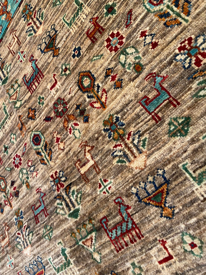 Handmade Turkish Carpet 4x6 (125x180cm) - Authentic Anatolian Rug Cappadocia Rug Collection