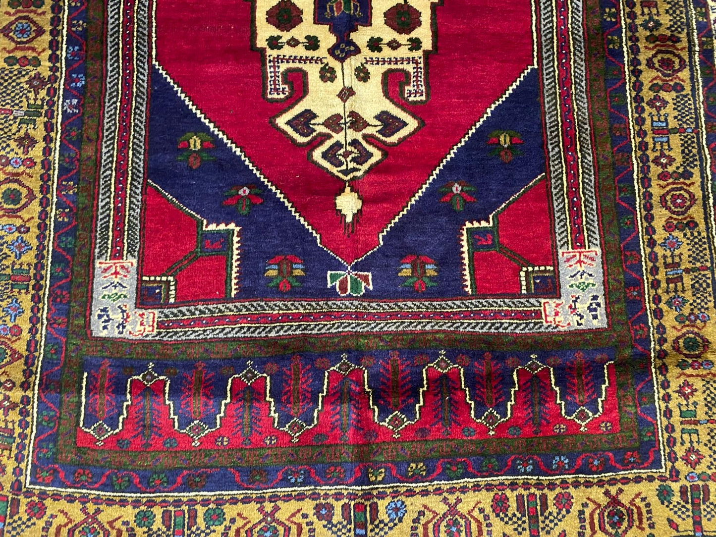 Vintage Turkish Cappadocia Carpet 5'3x9'5 - Handwoven Wool Area Rug