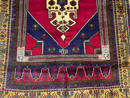 Vintage Turkish Cappadocia Carpet 5'3x9'5 - Handwoven Wool Area Rug