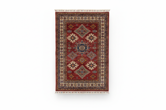 4"x6" Halı - Beyaz Gölgeli Arka Plan