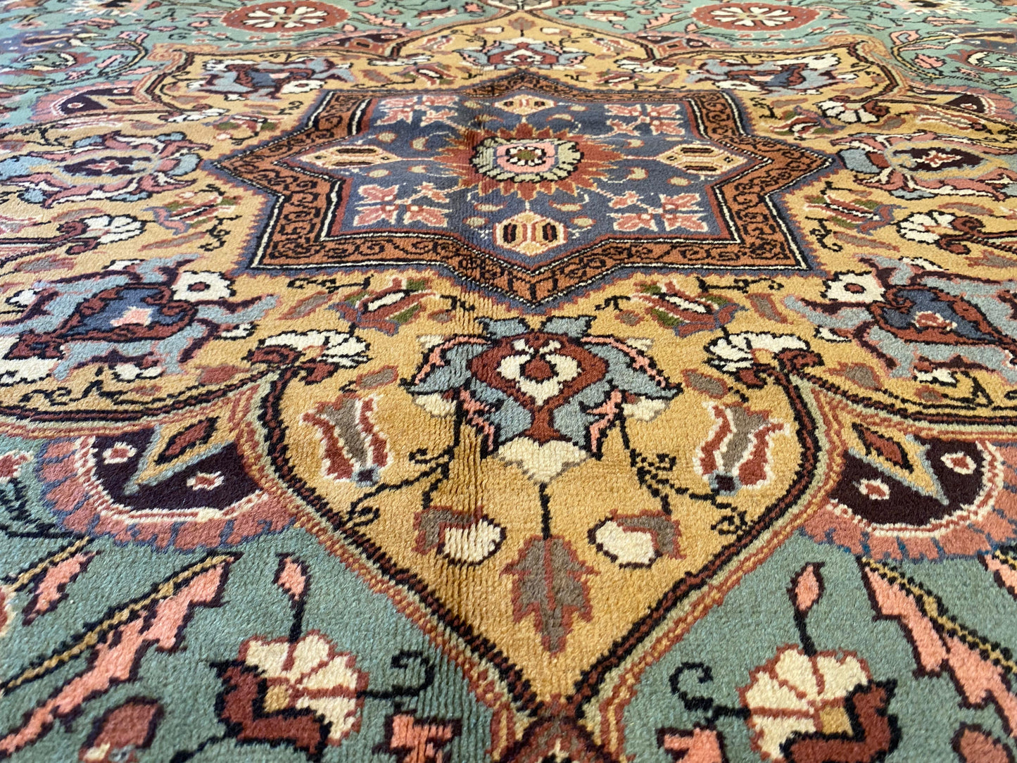 Cappadocia Medallion Area Handmade Carpet Cappadocia Rug Collection