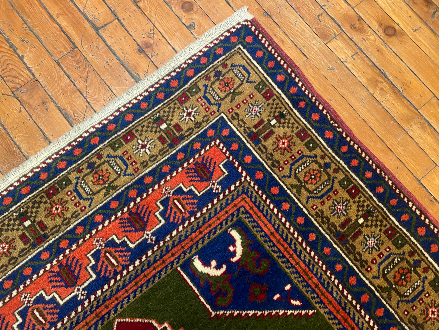Cappadocia Antique Rug 4x6 ft - Handmade Turkish Vintage Wool Rug