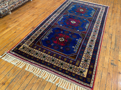 Cappadocia Taspinar Handmade Turkish Rug 4x7ft - Authentic Wool Area Carpet Cappadocia Rug Collection