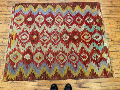 Antique Turkish Area Kilim Cappadocia Rug Collection